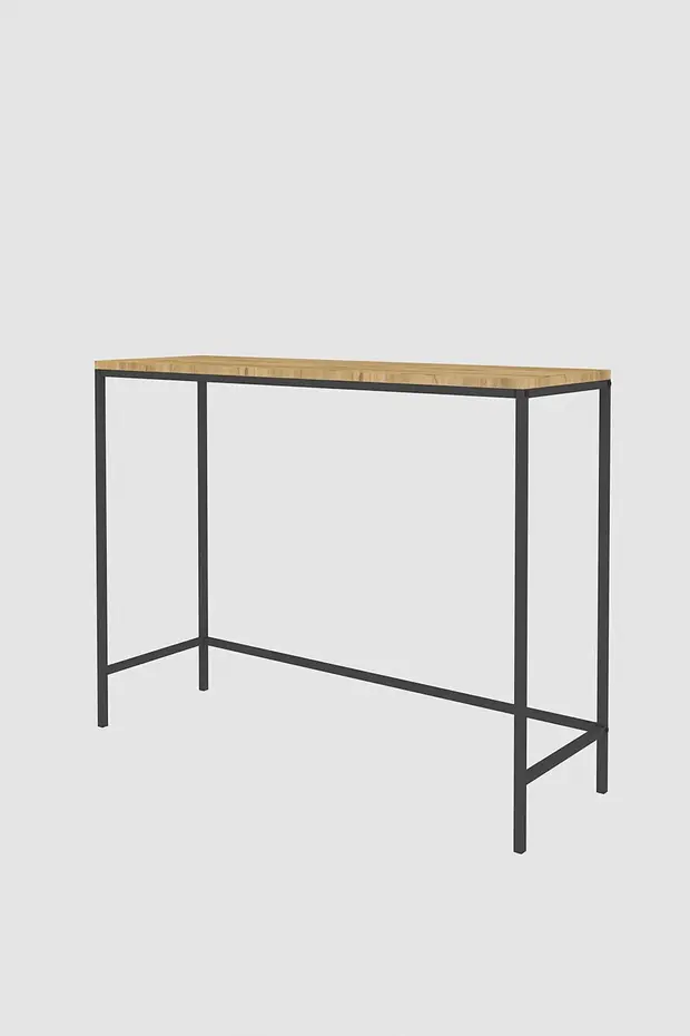 Canvas Meşe Metal Dresuar